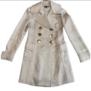 GOLD SHIMMER BEBE COAT SMALL